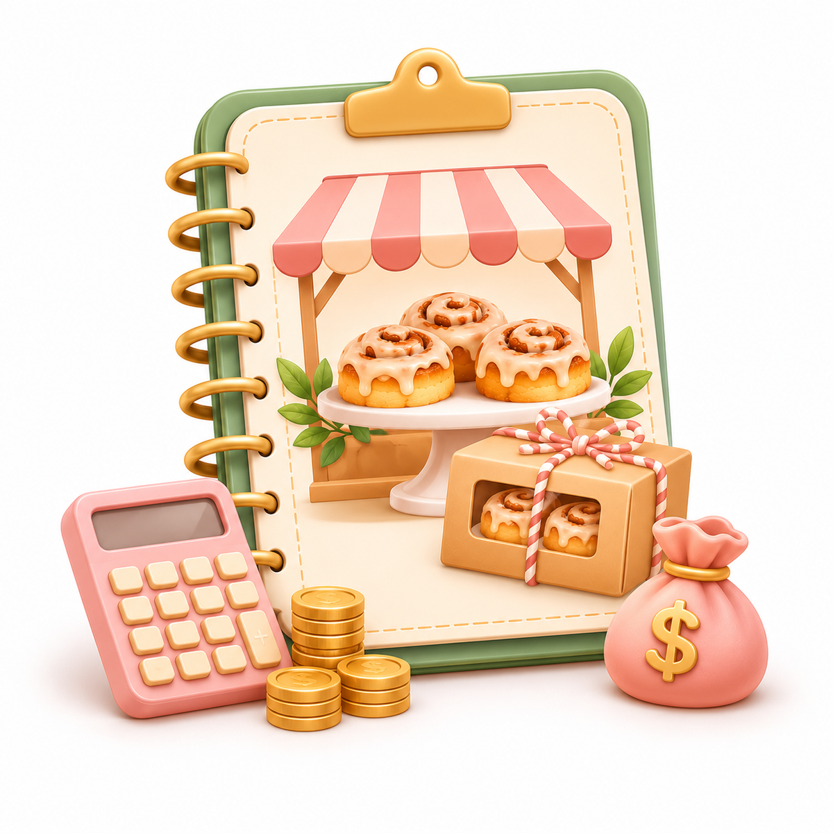 Cinnamon Roll Home Bakery Business Starter Kit