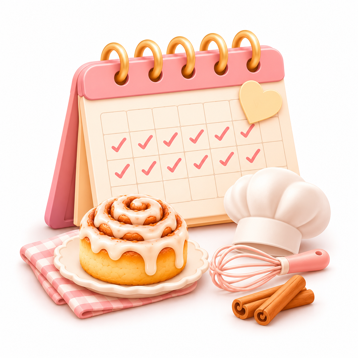 30-Day Cinnamon Roll Baking Challenge & Skill Builder